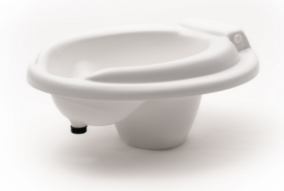 1) Die Trennschüssel  Die Toni TT Trennschüssel besteht aus Polypropylen. Sie hat eine glatte Oberfläche, ist leicht zu reinigen und chemiebeständig. Kompatibel mit Original Thetford Deckel + Brille.